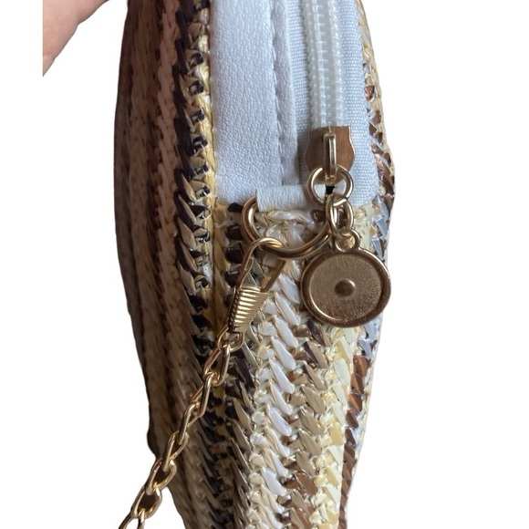 Mini Woven Striped Shoulder Bag Fashion Versatile Phone Bag Shoulder Bag New - Picture 8 of 13